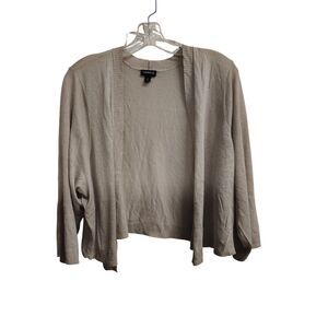 Torrid Size 3 Women's Long Sleeve Gray Open Front Cardigan